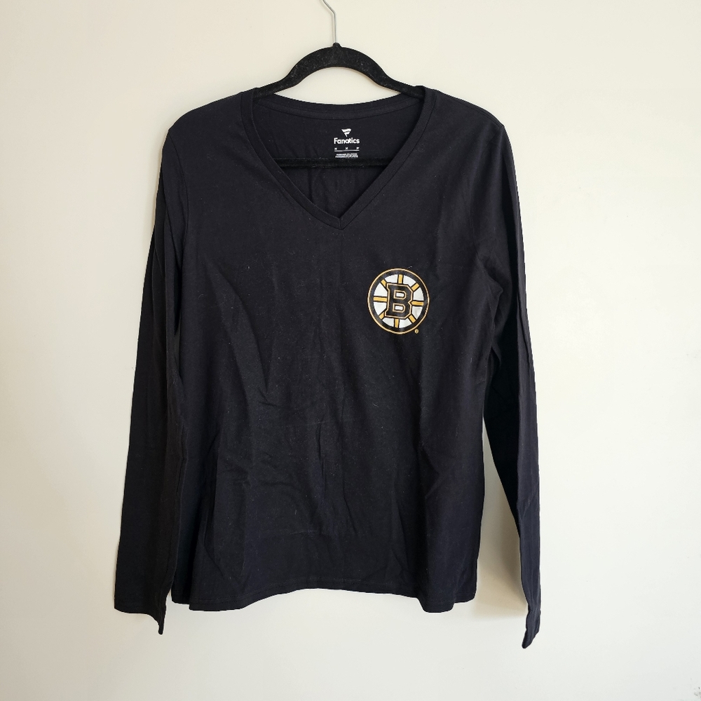 NWOT Fanatics Boston Bruins NHL Graphic Long-sleeve T-Shirt, Size Medium